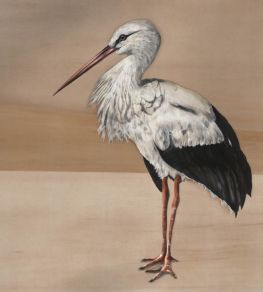 Stork Mother Mural by Coordonne Nude Stork Mother Mural by Coordonne Nude