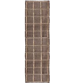 Strata Braided Runner Rug by Layered Brown