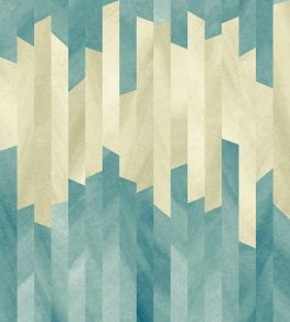 Strata Wallpaper by Ohpopsi Seafoam Strata Wallpaper by Ohpopsi Seafoam