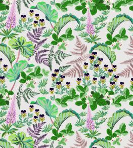 Strawberry Fields Wallpaper by Parker & Jules Spring Green Strawberry Fields Wallpaper by Parker & Jules Spring Green
