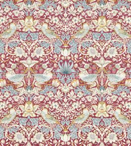 Strawberry Thief Wallpaper by Clarke & Clarke Plum Strawberry Thief Wallpaper by Clarke & Clarke Plum