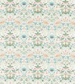Strawberry Thief Fabric by Morris & Co Cochineal / Willow Strawberry Thief Fabric by Morris & Co Cochineal / Willow