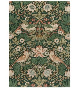 Strawberry Thief Rug by Morris & Co Forest