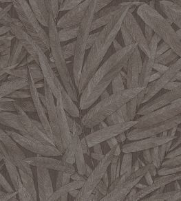 Structured Leaves Wallpaper by Eijffinger Brown