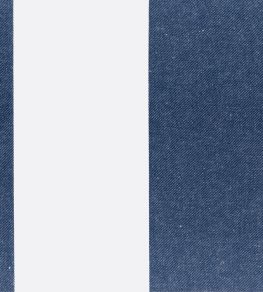 Studio Stripe Fabric by Ian Mankin Navy