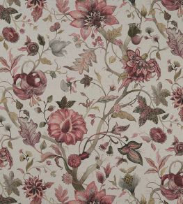 Delilah Fabric by Studio G Winterberry/Linen Delilah Fabric by Studio G Winterberry/Linen