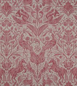 Forest Trail Fabric by Studio G Raspberry Forest Trail Fabric by Studio G Raspberry