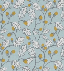Acorn Trail Fabric by Studio G Duckegg Acorn Trail Fabric by Studio G Duckegg