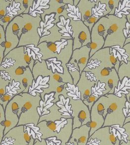 Acorn Trail Fabric by Studio G Sage Acorn Trail Fabric by Studio G Sage