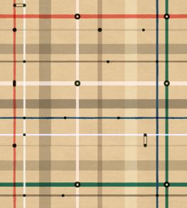 Subway Wallpaper by Tres Tintas Copper