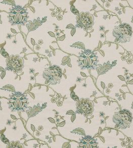 Sudbury Fabric by GP & J Baker Teal Sudbury Fabric by GP & J Baker Teal