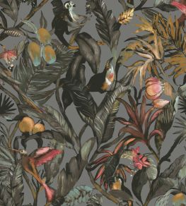 Sumatra Fabric by Arley House Steel Grey Sumatra Fabric by Arley House Steel Grey