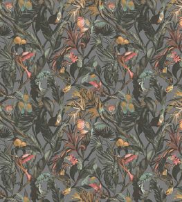 Sumatra Wallpaper by Arley House Steel Grey Sumatra Wallpaper by Arley House Steel Grey