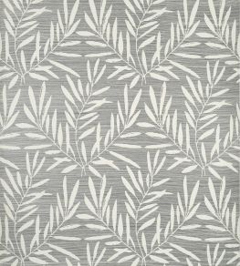 Summer Leaves Wallpaper by Thibaut Charcoal