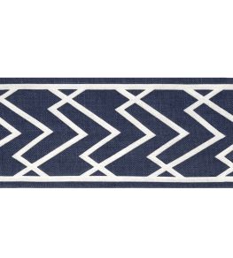 Summit Applique Tape Trimming by Thibaut Navy Summit Applique Tape Trimming by Thibaut Navy