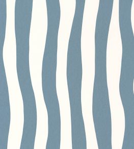Sundae Wallpaper by Casamance Bleu Persan Sundae Wallpaper by Casamance Bleu Persan