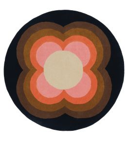 Sunflower Rug by Orla Kiely Pink Sunflower Rug by Orla Kiely Pink