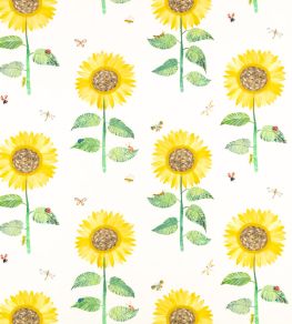 Sunny Sunflowers Fabric by Villa Nova Yellow Sunny Sunflowers Fabric by Villa Nova Yellow