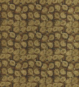 Suzani Archive Embroidery Fabric by Zoffany Antique Gold/Ink
