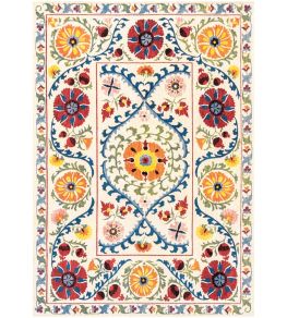 Suzani Rug by Louis De Poortere Origine Suzani Rug by Louis De Poortere Origine