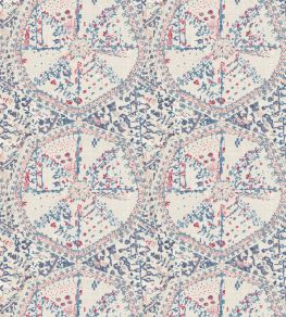 Suzette Wallpaper by DADO 02 Blue & Red Suzette Wallpaper by DADO 02 Blue & Red