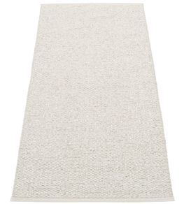Svea Rug by Pappelina Stone Metallic/Fossil Grey