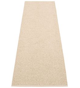 Svea Runner Rug by Pappelina Beige/Beige Metallic Svea Runner Rug by Pappelina Beige/Beige Metallic