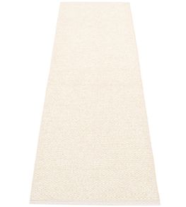 Svea Runner Rug by Pappelina Vanilla/Beige Metallic Svea Runner Rug by Pappelina Vanilla/Beige Metallic