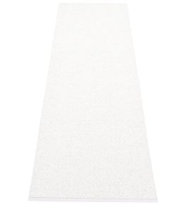 Svea Runner Rug by Pappelina White metallic/White Svea Runner Rug by Pappelina White metallic/White