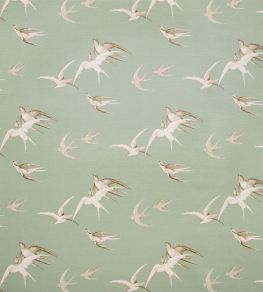 Swallows Fabric by Sanderson Pebble Swallows Fabric by Sanderson Pebble
