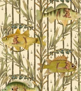 Sweetwater Fishes Wallpaper by MINDTHEGAP Neutral Sweetwater Fishes Wallpaper by MINDTHEGAP Neutral