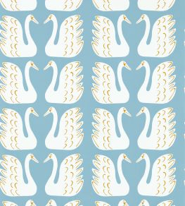 Swim Swam Swan Wallpaper by Scion Sky / Chai