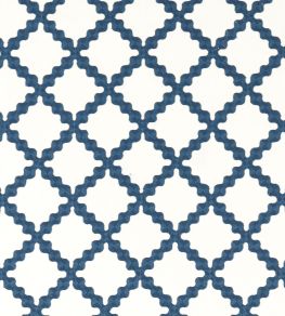 Swithland Embroidery Fabric by Scion Midnight Swithland Embroidery Fabric by Scion Midnight