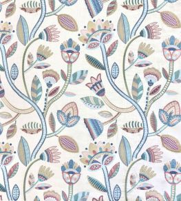 Sylvan Fabric by Ian Sanderson Rose Mallow