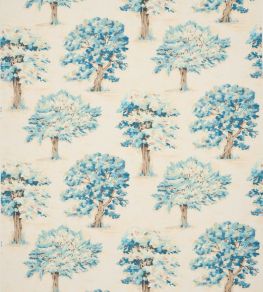 Sylvan Tree Fabric by Jane Churchill Blue Sylvan Tree Fabric by Jane Churchill Blue
