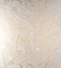 Symbiosis Wallpaper by Arte White Gold Symbiosis Wallpaper by Arte White Gold