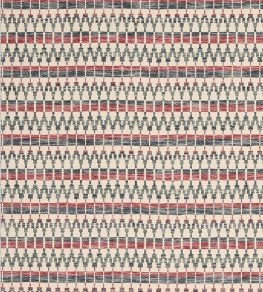 Tabriz Fabric by Jane Churchill Red/Navy