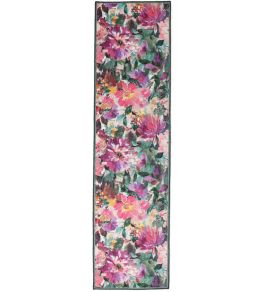 Tahiti Runner Rug by Clarke & Clarke Fuchsia