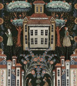 Tales of Tyrol Wallpaper by MINDTHEGAP Peat Black