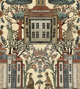 Tales of Tyrol Wallpaper by MINDTHEGAP Taupe Tales of Tyrol Wallpaper by MINDTHEGAP Taupe