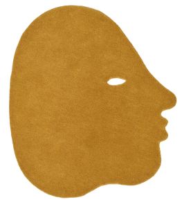 Talk Talk Small Rug by Nanimarquina Mustard Talk Talk Small Rug by Nanimarquina Mustard