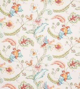 Tambora Fabric by Jane Churchill Red/Green Tambora Fabric by Jane Churchill Red/Green