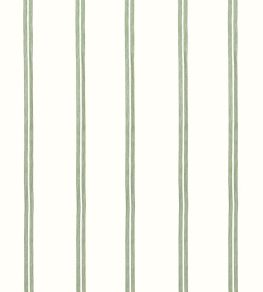 Tandem Stripe Fabric by Thibaut Aloe