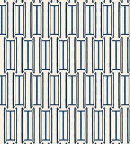 Tangier Wallpaper by Ottoline White and Blue Tangier Wallpaper by Ottoline White and Blue
