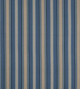 Tango Stripe Fabric by Jane Churchill Blue