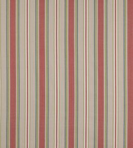 Tango Stripe Fabric by Jane Churchill Red/Green Tango Stripe Fabric by Jane Churchill Red/Green