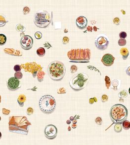 Tapeo White Mural by Tres Tintas White Tapeo White Mural by Tres Tintas White
