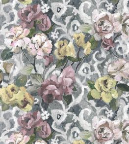 Tapestry Flower Fabric by Designers Guild Platinum