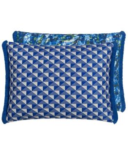 Tarakan Cushion 60 x 45cm by Designers Guild Cobalt Tarakan Cushion 60 x 45cm by Designers Guild Cobalt