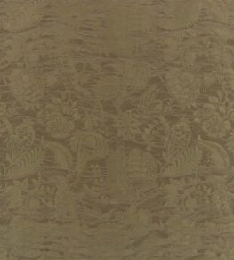 Tarangire Damask Fabric by Ralph Lauren Tarnished Gold